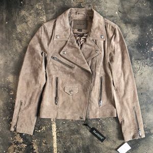 Blank NYC Suede Moto Jacket